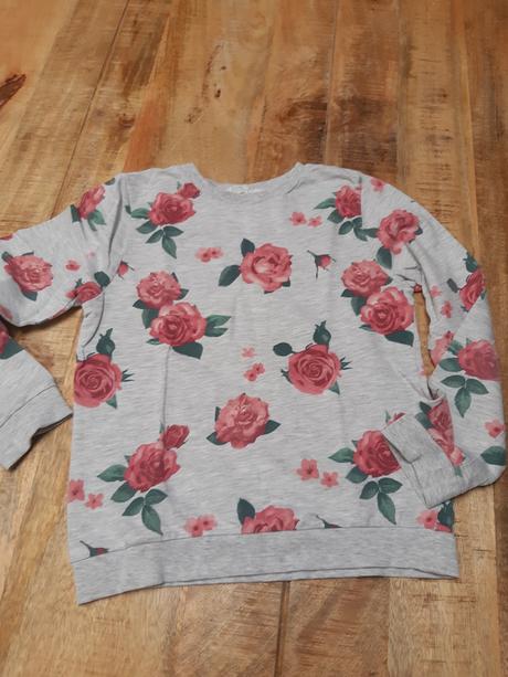 Skinny rifle + mikina, h&m,128