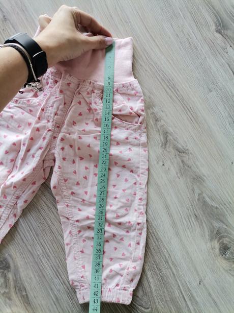 Dievčenské ružové nohavice, lupilu,74