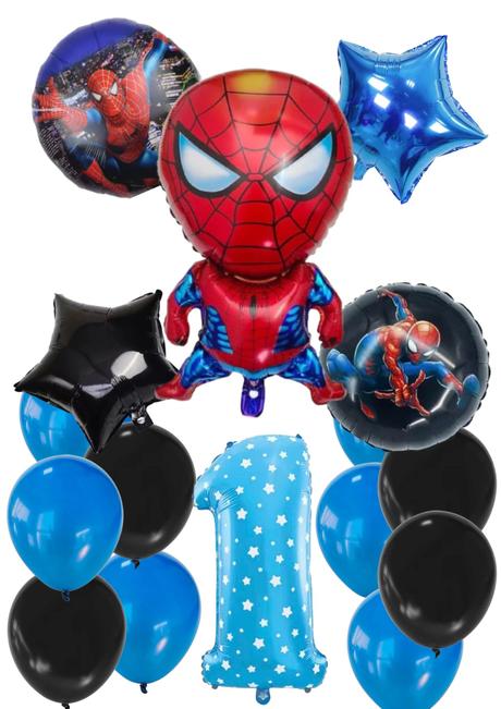 Balóny spiderman - až 15/16/17 kusov, 