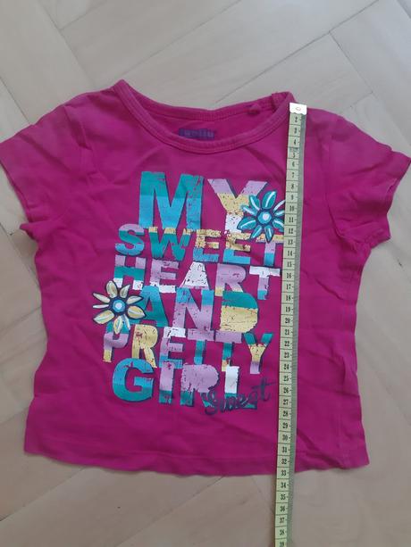 Detské tričko ružové, lupilu,104