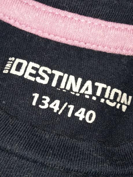 Dievčenské tričko s potlačou a nápismi (134-140), 134