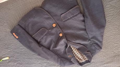 Chlapčenské sako - tmavomodré, 122