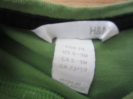 Tricko h&m vel. 74, h&m,74