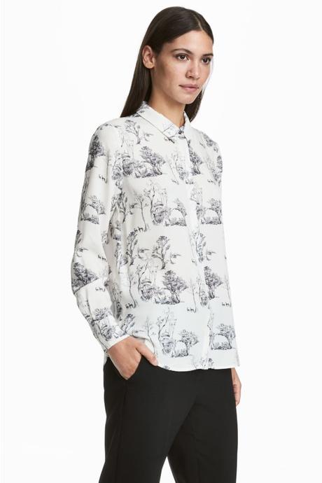 H&m sivohnedá/hnedosivá/taupe šifónová blúzka xxs, h&m,32