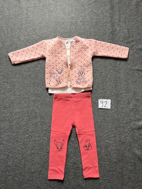 Set bundička, tričko a legíny bambi, disney,92