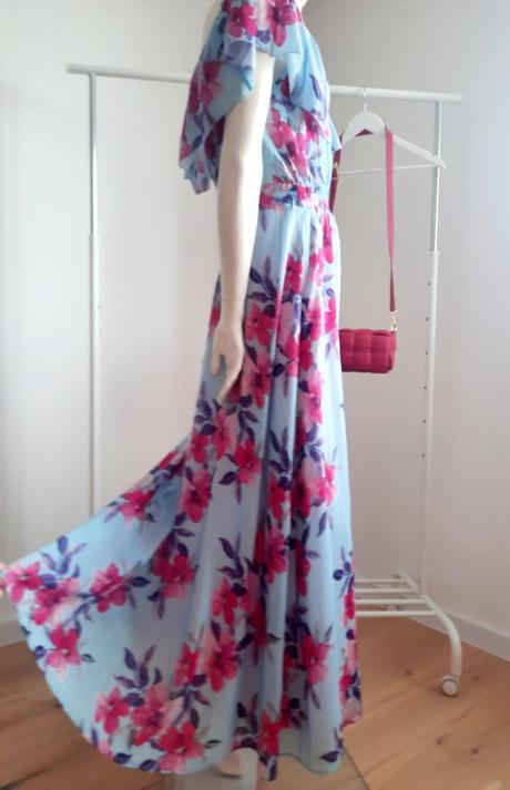 Hodvábne kvetinové šaty, m