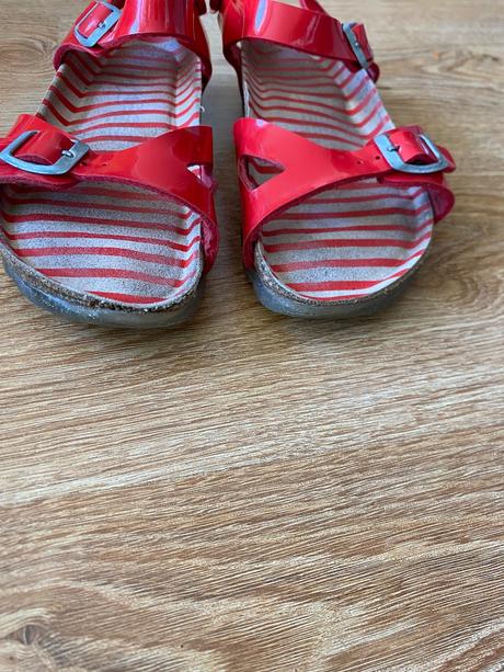 Červené sandálky superfit, superfit,35