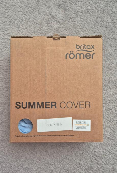 Britax kidfix iii m, letný poťah nový, britax