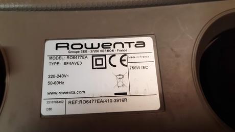 Predám vysavač rowenta model ro6477a funkčný., rowenta