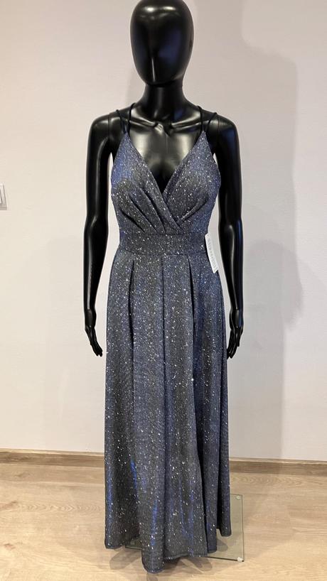 Dámske trblietavé spoločenské šaty (uni), l / m / s