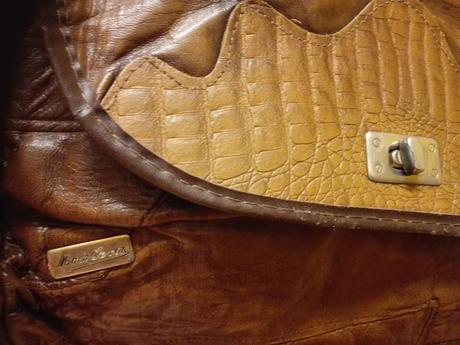 Kožená kabelka moda joven,