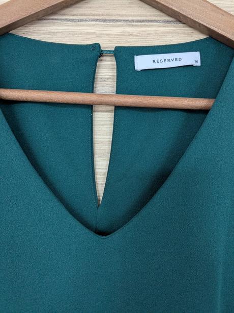 Tmavozelené šaty, reserved,m