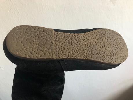 Cizmy musketierky zateplene cierne nad kolena, 37