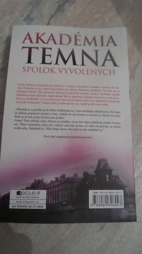 Akadémia temna spolok vyvolených, 