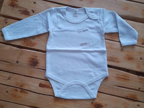 Biele bavlnené body, 68 / 80 / 86