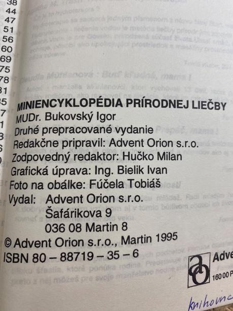 Miniencyklopédia prírodnej liečby igor bukovský,