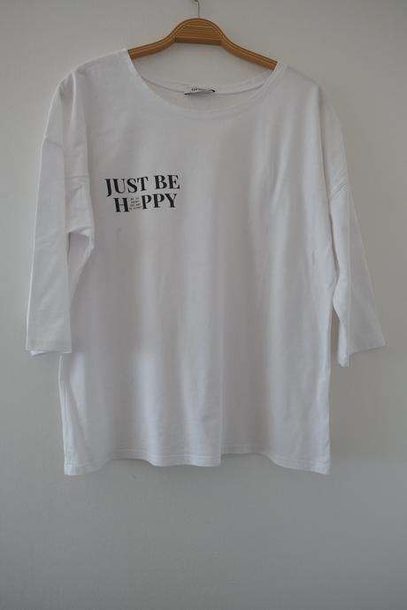 Tričko just be happy, orsay,xl