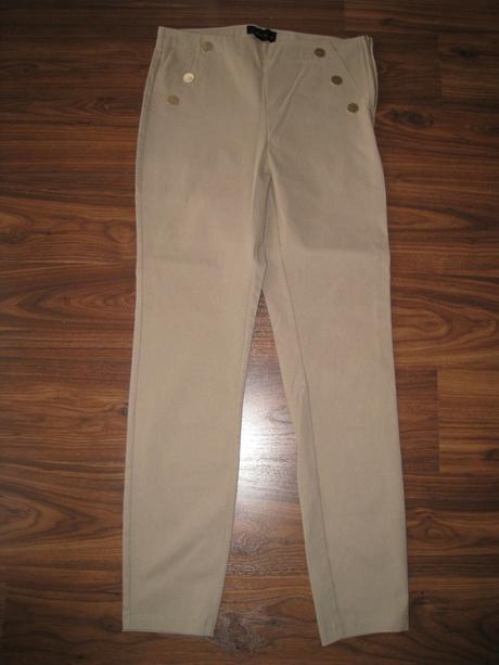 Skinny nohavice béžové, mohito,40