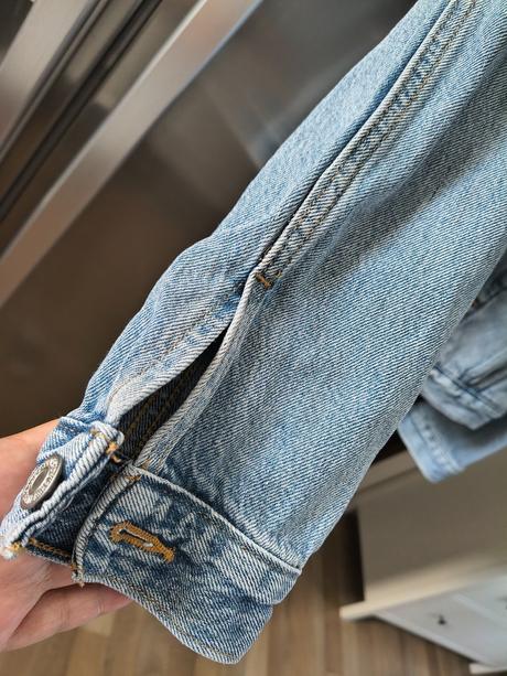 Levis svetlo modrá riflová bunda s-m, levis,m