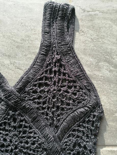 Pletené sivé šaty vs-m, m