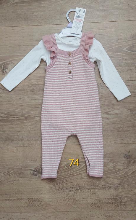 Pletené nohavice na traky 74, f&f,74