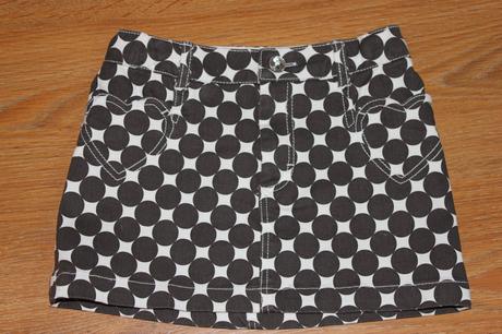 Bodkovaná sukňa - 1x oblečená, h&m,104