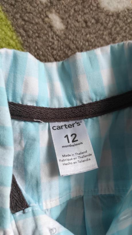 Lahka bavlnena kosielka pre chlapca v. 80 - 1 rok, carter's,80