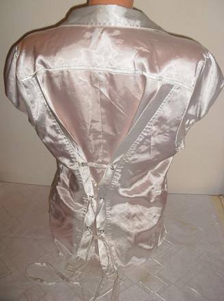 Korzetova satenova bluzocka, l