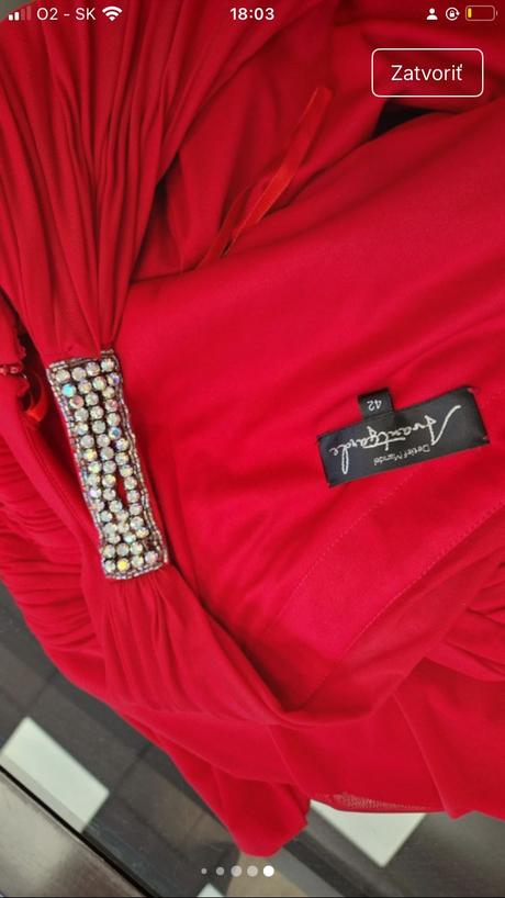 Spoločenské šaty detlef mendel veľkosť l-42, l