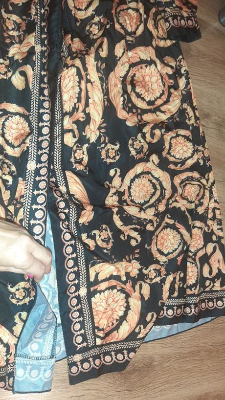 Zlato čierne šaty 1x oblečené, m