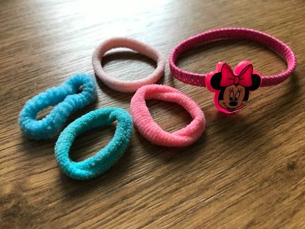 Gumicky pre dievcatka, 5 ks,