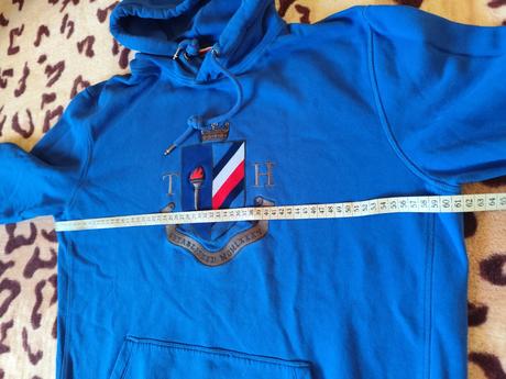 Modrá mikina tommy hilfiger, veľ.xl, veľmi pekne s, tommy hilfiger,xl