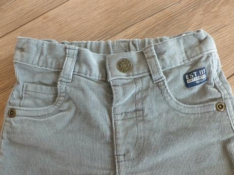 Menčestrové nohavice, f&f,74