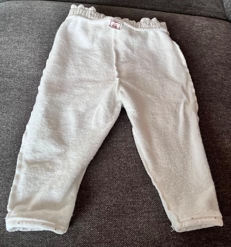 Len oprate nohavice krasne s maslickou, c&a,86