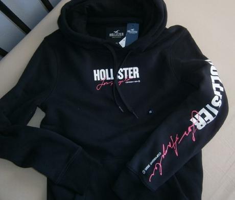 Unisex mikina hollister-graphics- vel. xs/s, hollister,xs