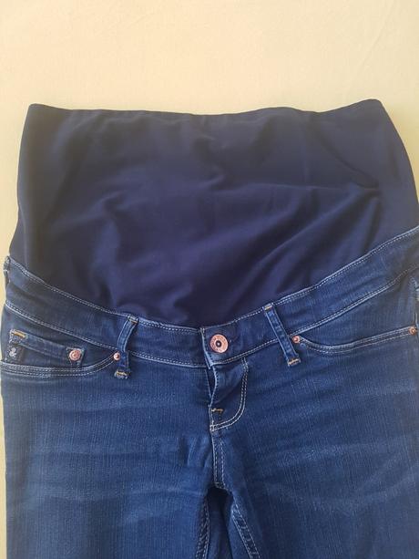 Tehotenské rifle h&m mama skinny a c&a, h&m,m