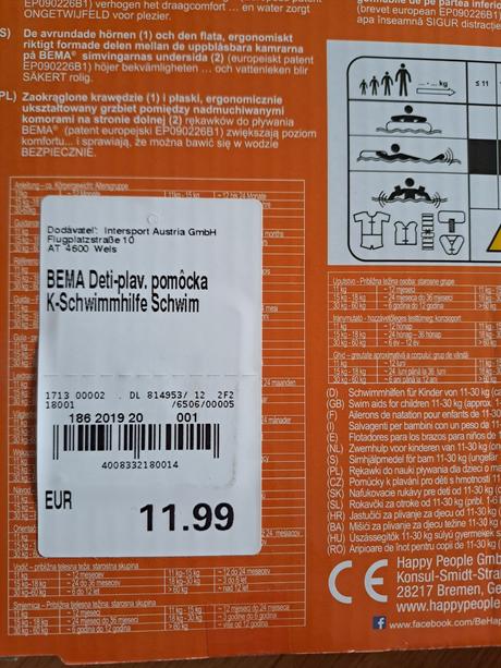 Rukávniky bema class b, 