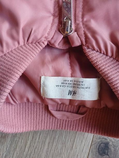 Ružová bomberka, h&m,110