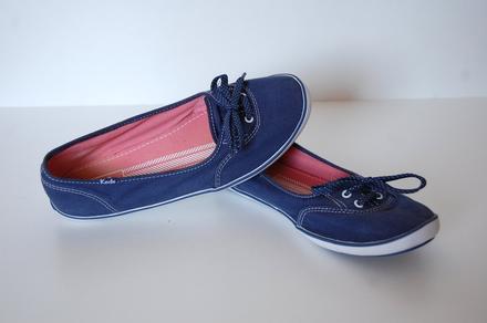 Dámske plátenné baleríny keds teacup, 39