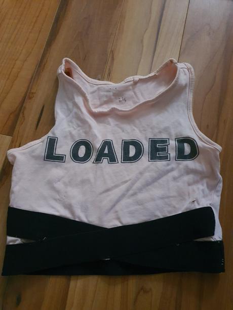 Sportove krátke tielko do pasa 146/152, 146