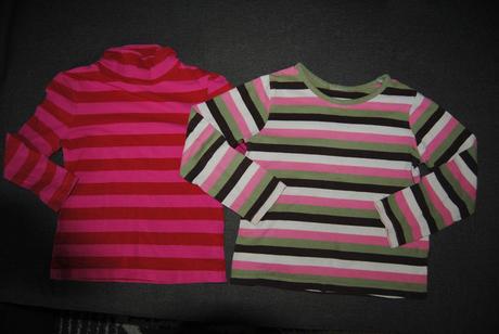 Pásikavé tričká cena spolu, f&f,104
