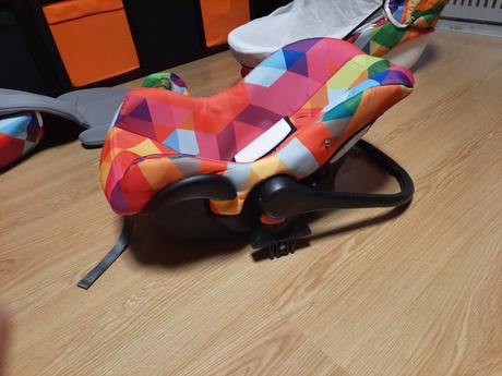 Bexa cube, farebný, dobre zachovalý kočík 3v1, bexa,bexa cube