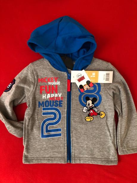 Chlapcenska mikina mickie mouse, disney,98 / 104