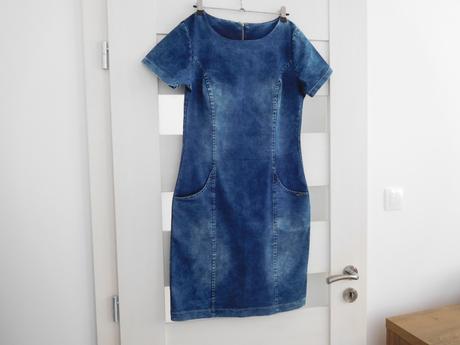 Šaty riflové, m , pružné, m