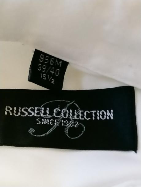 Pánska biela košeľa, russell, xl