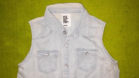 Riflová košeľa, h&m,128