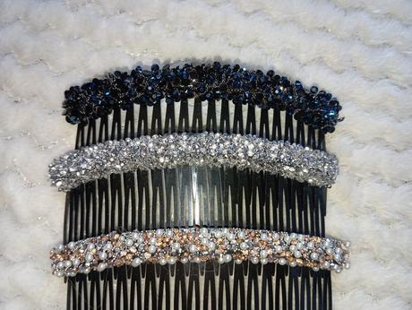 Hrebienky do vlasov ozdobné hrebene, 