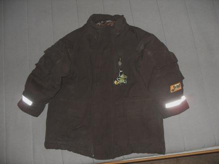 Hnedá bunda s reflex.prvkami, h&m,92