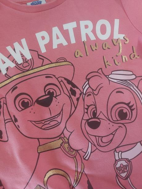 Mikina dievčenská paw patrol 5-6r., f&f,116
