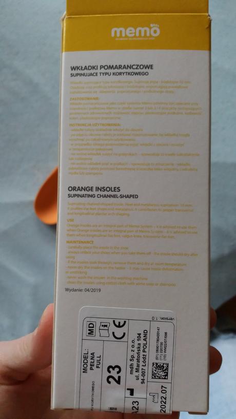 Ortopedické vložky memo, 23